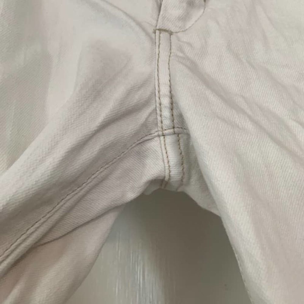 JAMES Jeans White Straight Leg Size 28 Neo Beau 99% Cotton - Picture 3 of 6